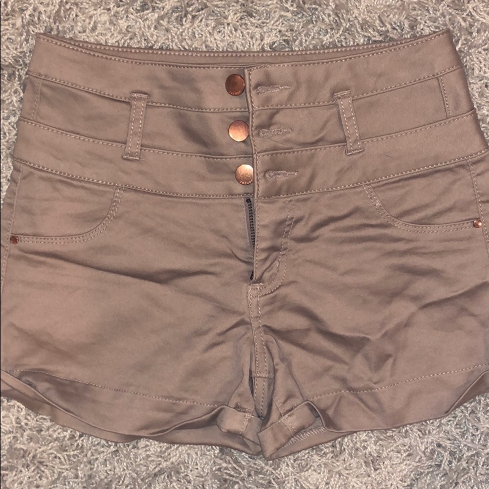 High rise shorts